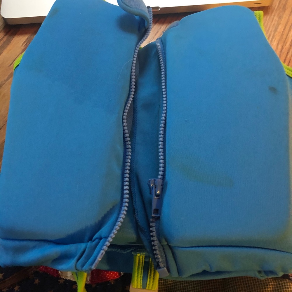 Adjustable toddler life vest